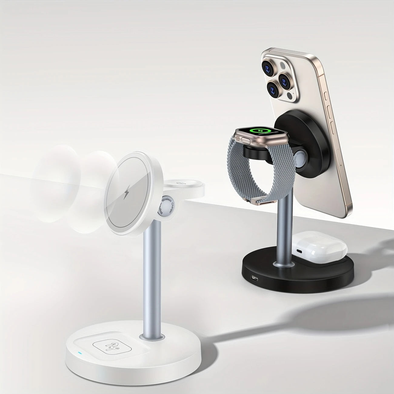 3 in 1 Magnetic Wireless Charger Stand