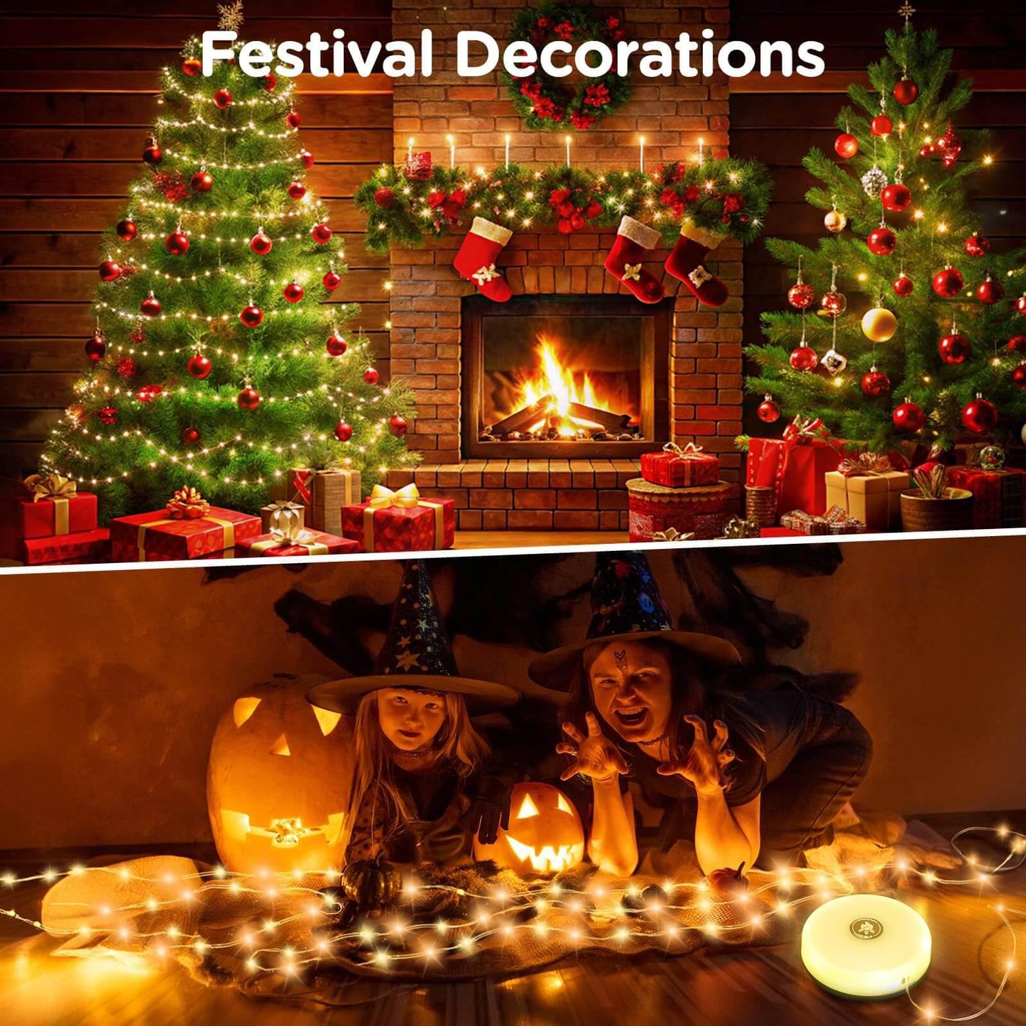 4 in 1 Retractable String Lights