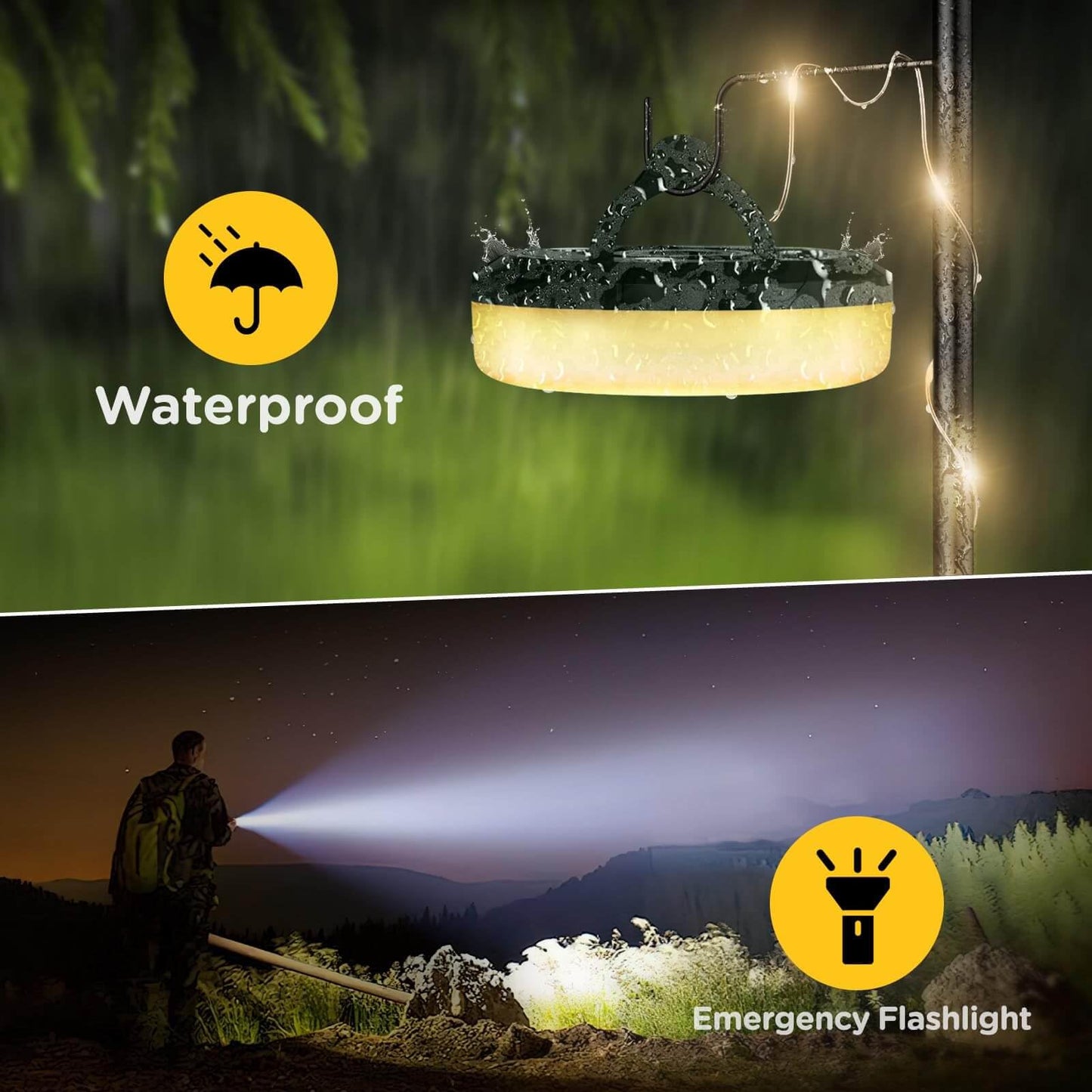 4 in 1 Retractable String Lights