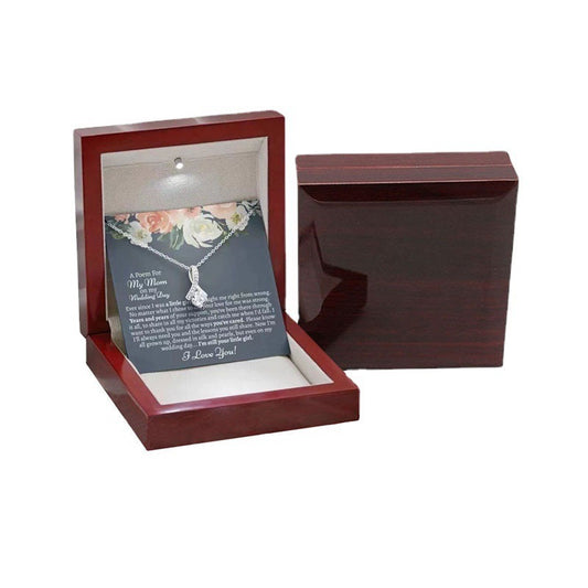 Feifeitech™ Burgundy Wooden Gift Box