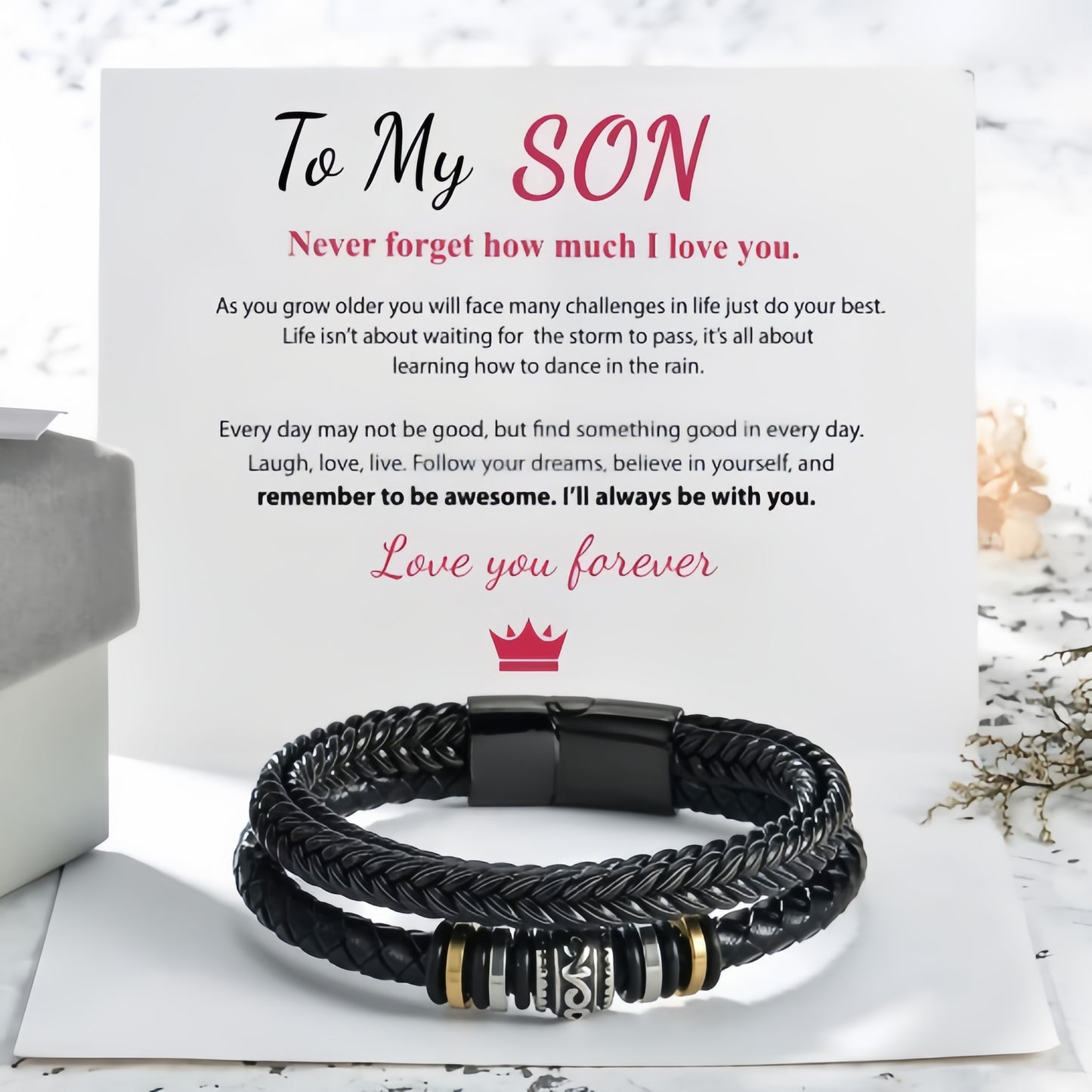 Feifeitech™ To my son - Never forget how much I love you Bracelets