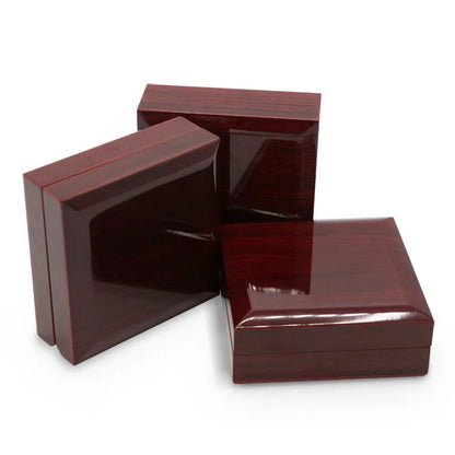 Feifeitech™ Burgundy Wooden Gift Box