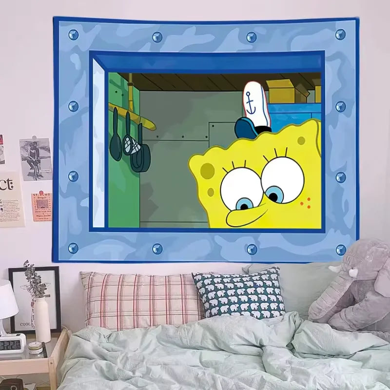 Feifeitech™ Spongebob - Wall Decoration with Thaddeus & Patrick