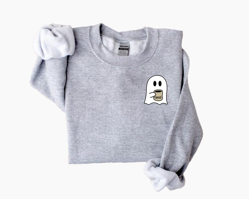 Cute Halloween Spooky Coffee Sweatshirt