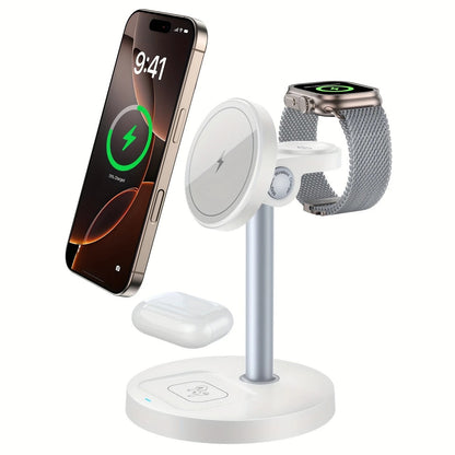 3 in 1 Magnetic Wireless Charger Stand