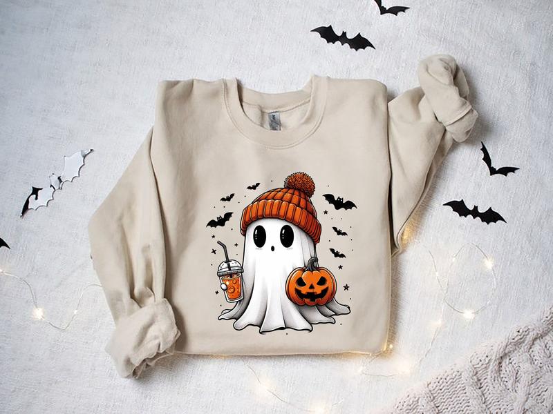 Bougie Ghost Shirt, Halloween Pullover 