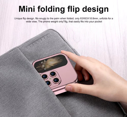 Feifeitech™ i17 Mini Flip Phone