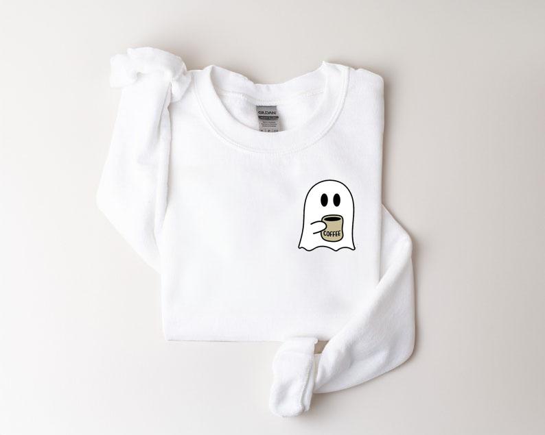 Cute Halloween Spooky Coffee Sweatshirt