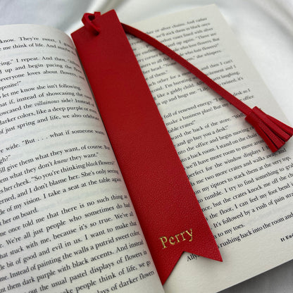 Feifeitech™ Vegan Leather Tassel Bookmark